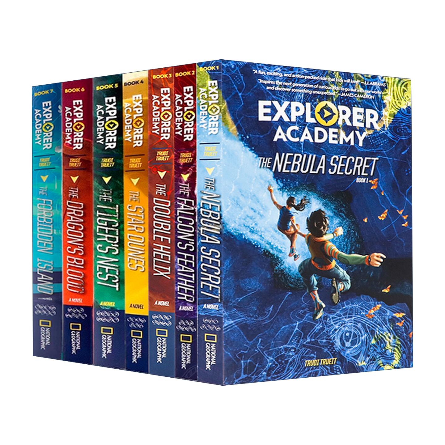 英文原版 Explorer Academy 探险家学院系列1-7册 儿童桥梁章节小说 青少年冒险主题英语课外阅读 英文版 进口英语原版书籍