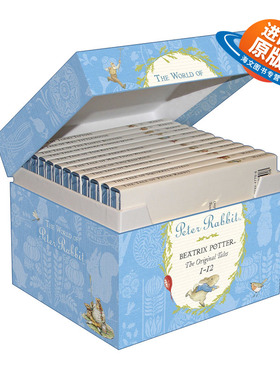 英文原版 World of Peter Rabbit Giftbox Tales 1-12 彼得兔的故事全集 12册礼品盒装 精装 英文版 进口英语原版书籍