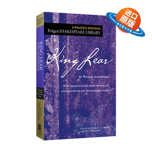 英文原版 King Lear 李尔王 福尔杰莎士比亚图书馆系列 Folger Library Shakespeare 英文版 进口英语原版书籍