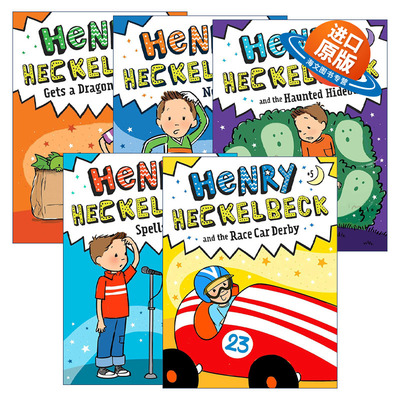 英文原版 Henry Heckelbeck 亨利·赫克贝克系列1-5册 儿童章节桥梁书 英文版 进口英语原版书籍