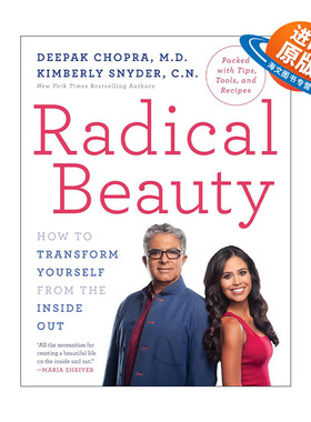 英文原版 Radical Beauty 彻底的美丽 如何从内到外改变自己 健康美容指南 Deepak Chopra 英文版 进口英语原版书籍