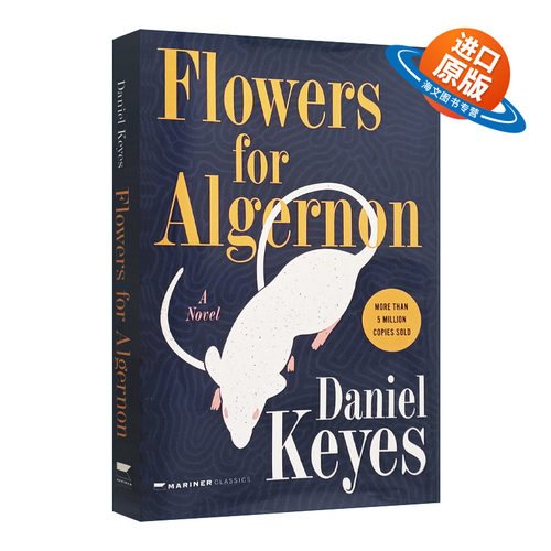 英文原版 精装小说 Flowers for Algernon 献给阿尔吉侬的花束 精装 英文版 进口英语原版书籍