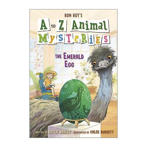 英文原版 A to Z Animal Mysteries #5 The Emerald Egg 动物神秘案件系列5 翡翠蛋 儿童推理章节桥梁故事书 进口英语原版书籍