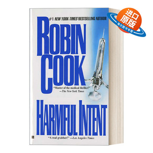 Cook 书籍 Intent 进口英语原版 英文版 简装 纽约时报畅销书作者Robin 医疗惊悚悬疑小说 罪恶企图 Harmful 英文原版