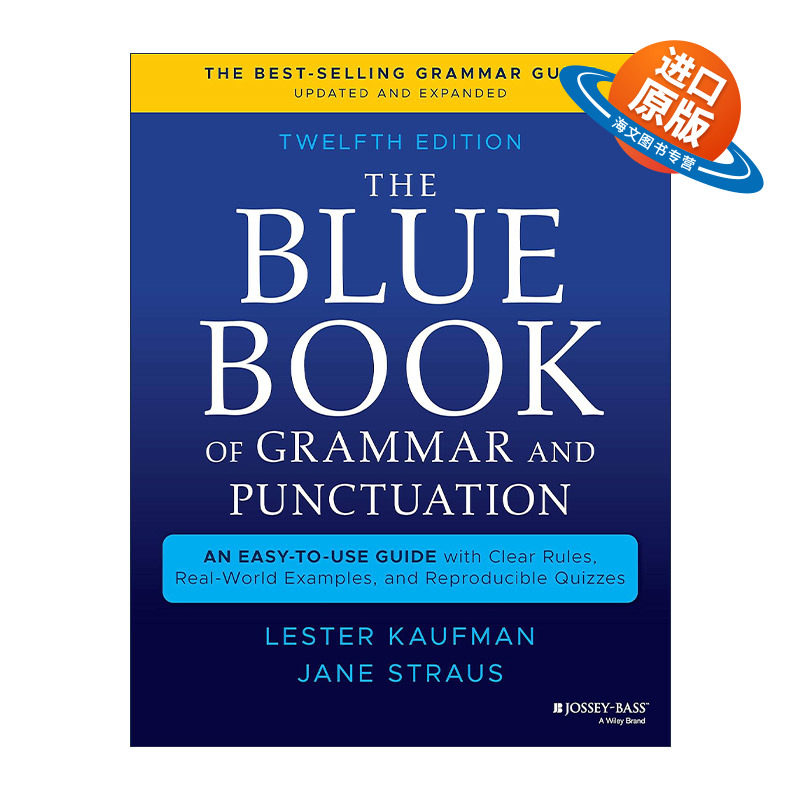 英文原版 The Blue Book of Grammar and Punctuation 语法与标点蓝皮书 第12版 英文版 进口英语原版书籍