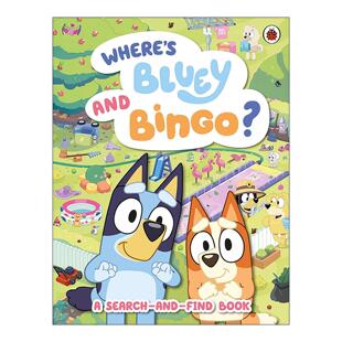 and Bingo 进口英语原版 Bluey 书籍 英文版 Where’s 趣味找找书 英文原版 小蓝狗布鲁伊