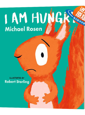 英文原版绘本 I Am Hungry 我很饿 罗森爷爷 我饿了 英文版 进口英语原版书籍