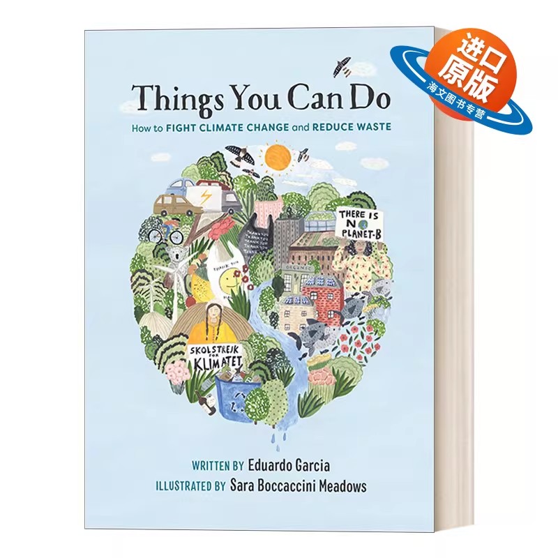 英文原版 Things You Can Do 如何应对气候变化和减少浪费 插画版 英文版 进口英语原版书籍