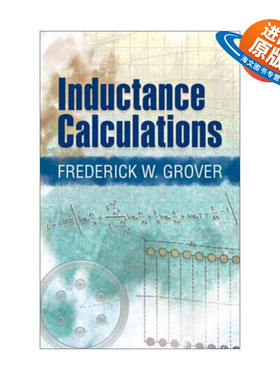 英文原版 Inductance Calculations Dover Books on Electrical Engineering 电感计算 Frederick Grover 英文版 进口英语原版书籍