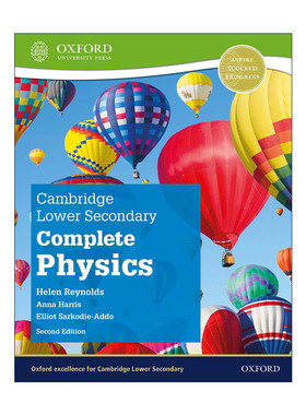英文原版 Cambridge Lower Secondary Complete Physics Student Book 牛津剑桥初中教材 物理学学生用书 第二版 英文版 进口书籍