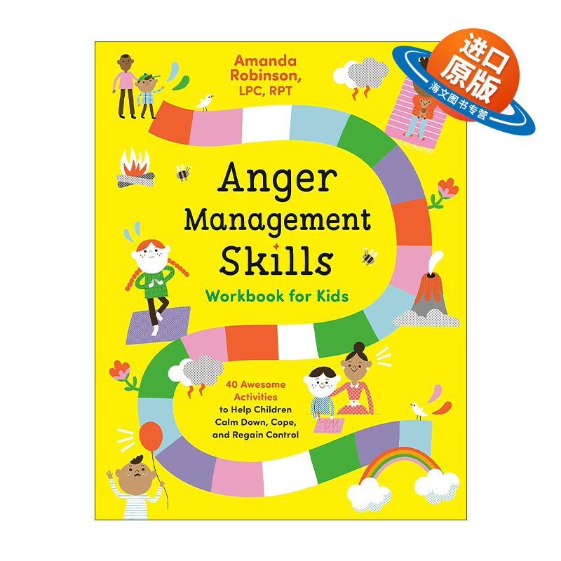 英文原版 Anger Management Skills Workbook for Kids 儿童愤怒情绪管理技巧手册 40个有效活动帮助孩子冷静 进口英语原版书籍