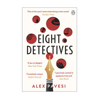 英文原版 Eight Detectives 第八个侦探 亚历克斯·帕维西 纽约时报报畅销犯罪小说 英文版 进口英语原版书籍