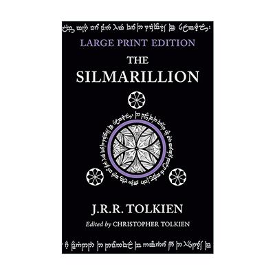 英文原版 The Silmarillion 精灵宝钻 托尔金魔戒指环王前传 大字阅读友好版本 英文版 进口英语原版书籍