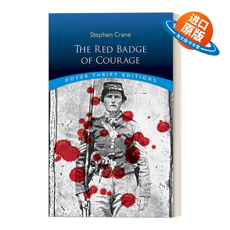 英文原版 The Red Badge of Courage 红色英勇勋章 Dover Thrift Editions 英文版 进口英语原版书籍