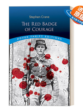英文原版 The Red Badge of Courage 红色英勇勋章 Dover Thrift Editions 英文版 进口英语原版书籍