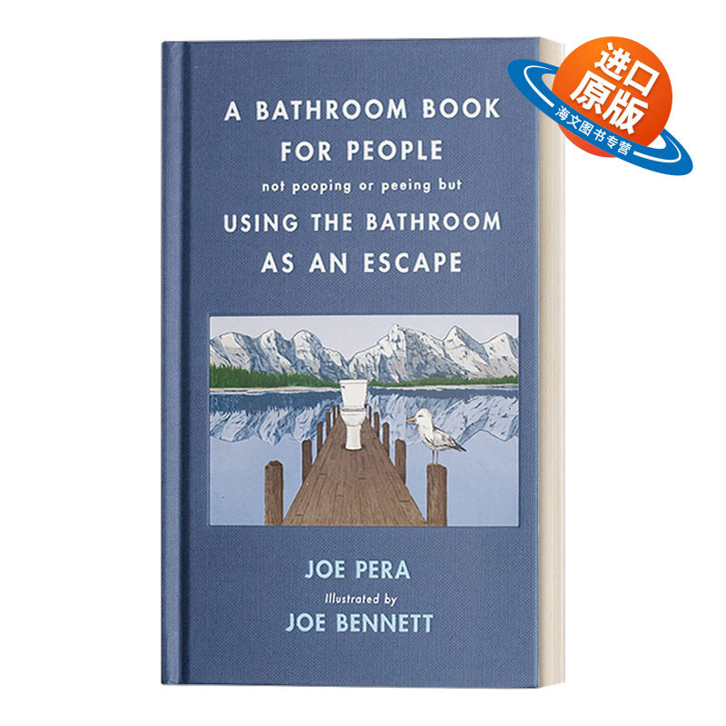 英文原版 A Bathroom Book for People Not Pooping or Peeing but Using the Bathroom as an Escape 精装漫画 进口英语原版书籍