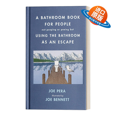 英文原版 A Bathroom Book for People Not Pooping or Peeing but Using the Bathroom as an Escape 精装漫画 进口英语原版书籍