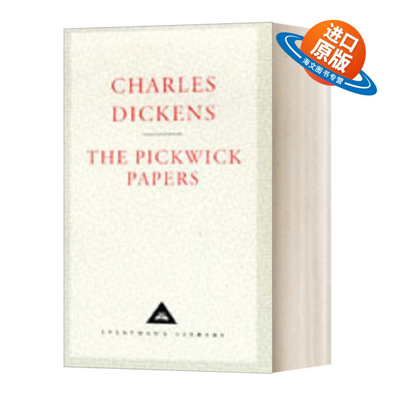 英文原版小说 The Pickwick Papers 匹克威克外传 查尔斯·狄更斯 Everyman精装收藏版 英文版 进口英语原版书籍