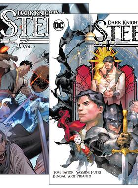 英文原版 Dark Knights of Steel 钢铁黑暗骑士2册 DC漫画 Tom Taylor 英文版 进口英语原版书籍