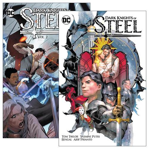 英文原版 Dark Knights of Steel 钢铁黑暗骑士2册 DC漫画 Tom Taylor 英文版 进口英语原版书籍