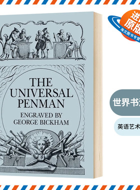 世界书法家 英文原版 The Universal Penman 英语练字花体字书法字体 英文版进口英语艺术类书籍