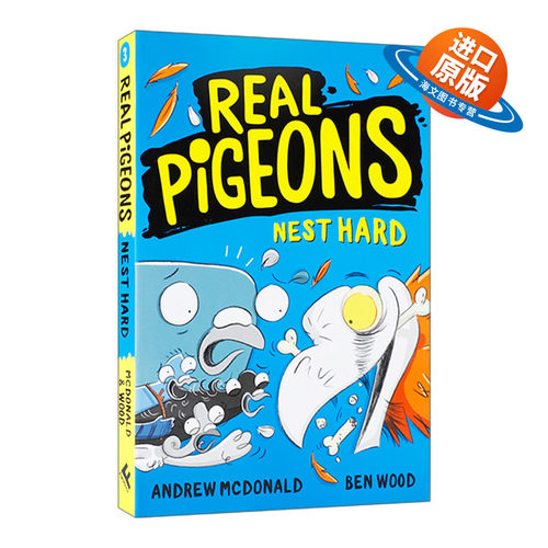 英文原版 Real Pigeons Nest Hard 真正的鸽子系列 努力地筑巢 英文版 进口英语原版书籍