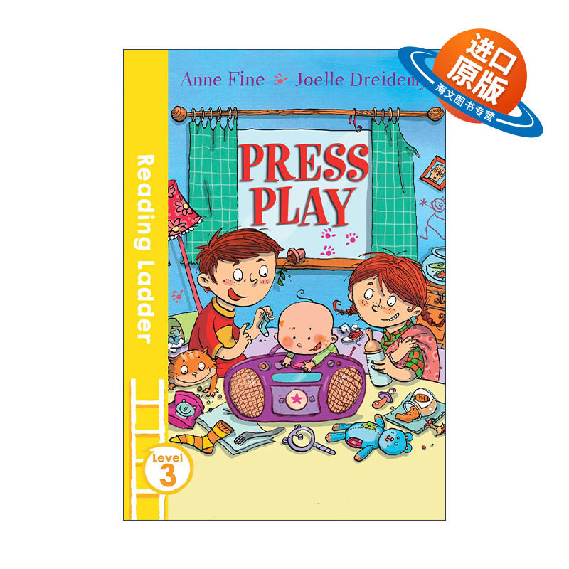 英文原版 Reading Ladder Level 3 Press Play 彩色香蕉系列分级读物 爸妈不在家 安妮范恩故事 英文版 进口英语原版书籍