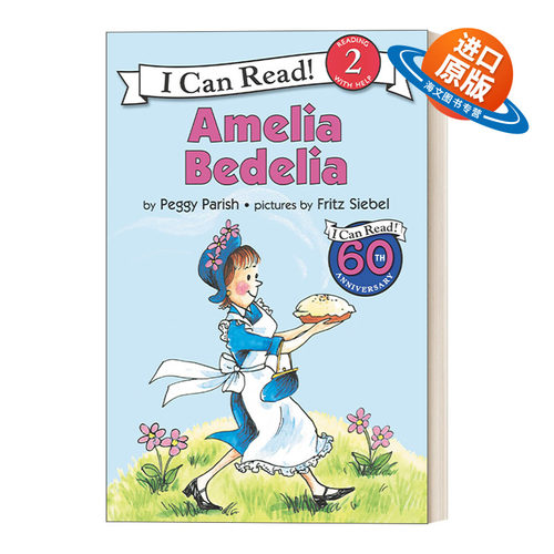 英文原版 Amelia Bedelia 阿米莉亚 糊涂女佣分级阅读 I Can Read Level 2 英文版 进口英语原版书籍