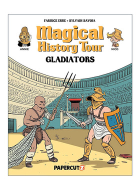 英文原版 Magical History Tour Vol. 14 Gladiators 神奇历史之旅 古罗马角斗士 精装儿童漫画 英文版 进口英语原版书籍
