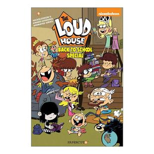 House 书籍 进口英语原版 喧闹一家亲 The Loud 回校特辑 Back 英文版 英文原版 School 儿童全彩幽默漫画 Special