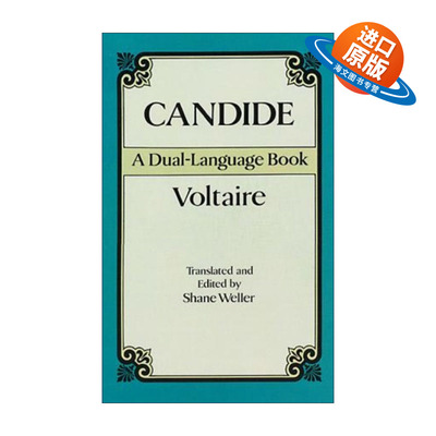 英文原版 Candide 老实人 英法双语版 伏尔泰 英文版 进口英语原版书籍