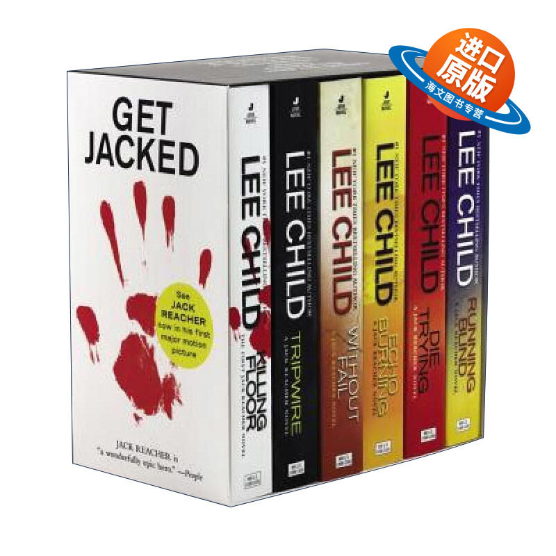 英文原版 Lee Child's Jack Reacher 1-6 Boxed Set 李·查德侠探杰克系列1-6盒装套装 英文版 进口英语原版书籍