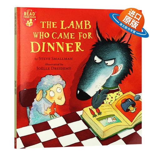 英文原版绘本 The Lamb Who Came for Dinner 吃饭的狼 Let's Read Together系列3 儿童英语故事图画书 英文版 原版进口书籍