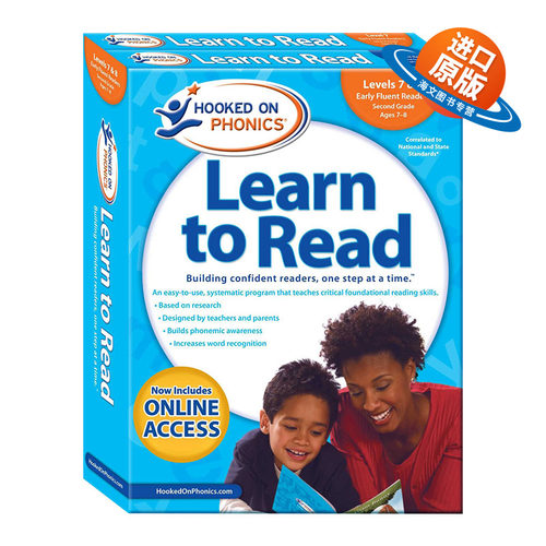英文原版 Hooked on Phonics Learn to Read Levels 7&8 Complete 迷上语音学习阅读7-8级 英文版儿童英语辅导训练故事书进口书籍