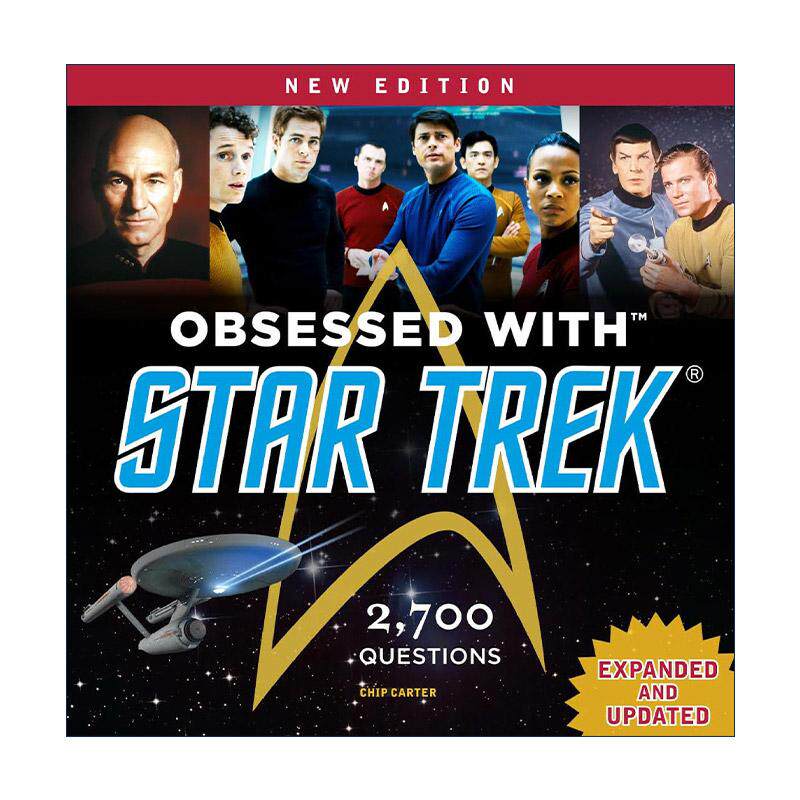 英文原版 Obsessed With Star Trek 星际迷航 骨灰粉丝趣味问答书 2500道问题与答案 英文版 进口英语原版书籍