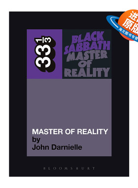 英文原版 Black Sabbath's Master of Reality 黑色安息日 现实之主 33 1/3经典音乐系列 英文版 进口英语原版书籍