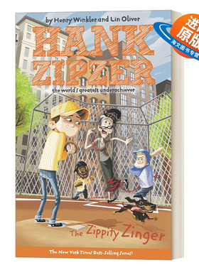 英文原版 Hank Zipzer 04 The Zippity Zinger 汉克历险记4 汉克的有力回击 青少年幽默搞笑校园成长章节小说 Henry Winkler