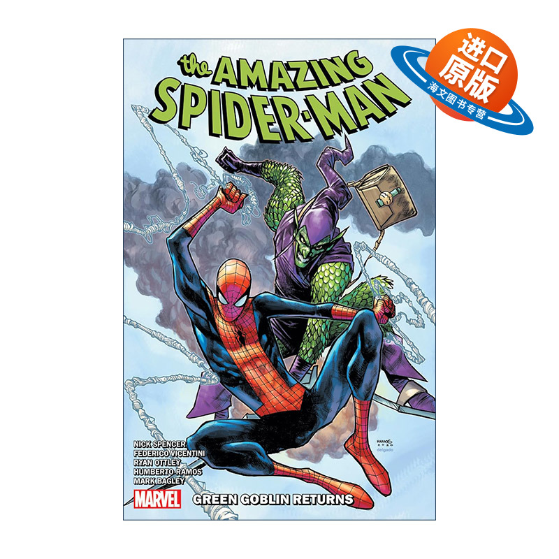 英文原版 Amazing Spider-Man By Nick Spencer Vol.10 Green Goblin Returns 超凡蜘蛛侠 卷十 漫威漫画 英文版 进口英语原版书籍