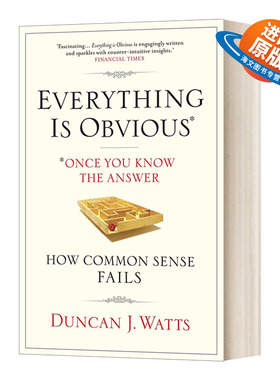 英文原版 Everything is Obvious 反常识 邓肯·J.瓦茨 英文版 进口英语原版书籍