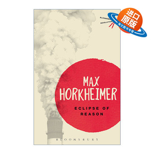 英文原版 Eclipse of Reason 理性之蚀 马克斯·霍克海默 英文版 进口英语原版书籍