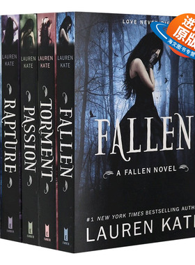 英文原版 科幻穿越小说 试炼 烈爱 欣狂 不可宽恕 堕落天使 五本套装fallen torment psasion rapture unforgiven 英文版进口书籍