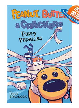 英文原版 Puppy Problems 花生 黄油和饼干系列1 小狗的问题 儿童幽默漫画 Paige Braddock 英文版 进口英语原版书籍