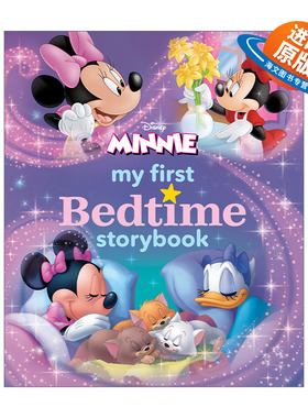 英文原版 My First Minnie Mouse Bedtime Storybook 迪士尼睡前故事系列 米妮老鼠六个故事合集 精装 英文版 进口英语原版书籍