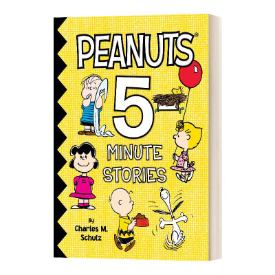 英文原版 Peanuts 5-Minute Stories 花生漫画 史努比5分钟故事集 12个故事 英文版 进口英语原版书籍