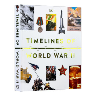 英文原版 Timelines of World War II 第二次世界大战世界轴 DK人文历史科普百科精装 英文版 进口英语原版书籍