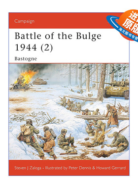 英文原版 Battle of the Bulge 1944 2 二战1944阿登战役 卷二 战争历史系列 英文版 进口英语原版书籍