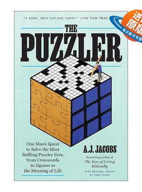 英文原版 The Puzzler 谜题 从填字游戏到拼图再到生命的意义 传记 A.J. Jacobs 英文版 进口英语原版书籍