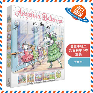 School 书籍 芭蕾小精灵安吉莉娜6本盒装 Ballerina the 进口英语原版 英文原版 Ballet Angelina