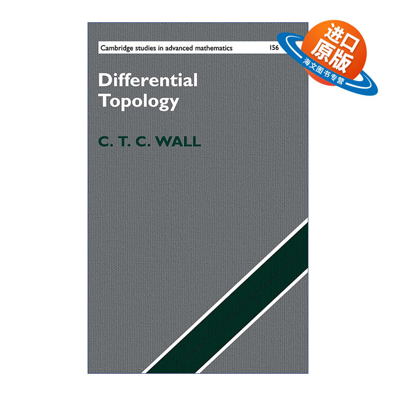 英文原版 Differential Topology 微分拓扑 剑桥高等数学研究系列 精装 英文版 进口英语原版书籍