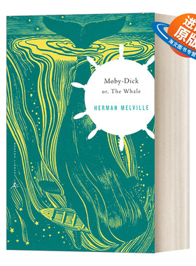 英文原版 Moby-Dick 白鲸 兰登书屋现代图书馆经典系列 Herman Melville赫尔曼·麦尔维尔 英文版 进口英语原版书籍